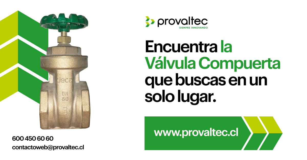 Comparación de Válvulas Compuertas con Otros Tipos de Válvulas