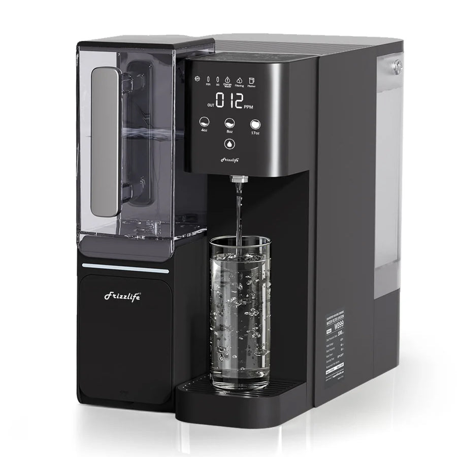 Dispensador purificador de agua con jarra portatil + alcalinizador FRIZZLIFE WB99