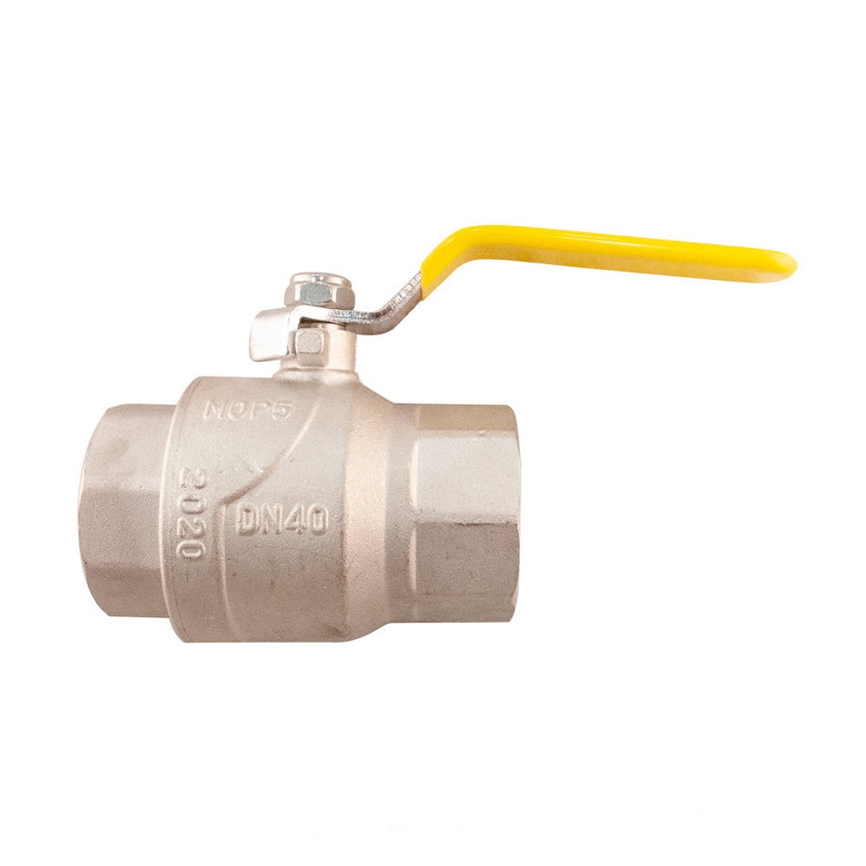 Válvula de bola Valogin para gas, aire y agua, fabricada en bronce con roscas BSP, ideal para aplicaciones de control de flujo