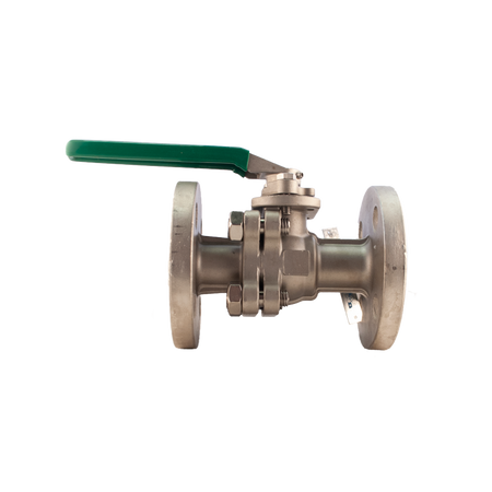 Válvula de bola Yin-PTV SS316/RPTFE con brida #300, ideal para aplicaciones industriales de alta resistencia y control de flujo