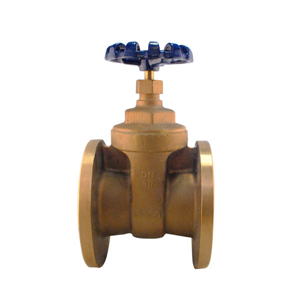 Válvula de compuerta Deca-Mipel con brida, sin perforar, ideal para aplicaciones industriales de control de flujo y alta resistencia