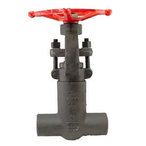 Válvula de compuerta Dierste A105/Trim 5, clase #2500 SW, ideal para aplicaciones industriales de alta presión y control de flujo.