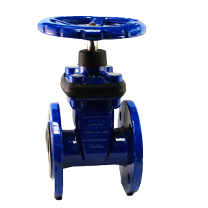 Válvula de compuerta SM elastomérica, brida PN10, ideal para aplicaciones industriales con control de flujo y resistencia al desgaste