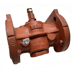 Cono Resun lubricada con brida #125, diseñado para aplicaciones industriales que requieren una conexión segura y resistente.