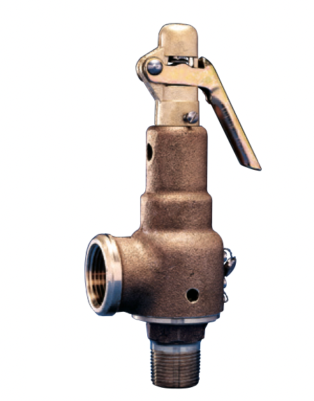 Válvula Kunkle FIG 6010 de bronce con trim de bronce, 10 BAR NPT, diseñada para controlar la presión en sistemas industriales