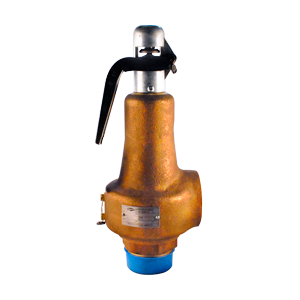 Válvula Watts con cuerpo y trim de bronce, 10 BAR NPT, diseñada para regular la presión en sistemas industriales