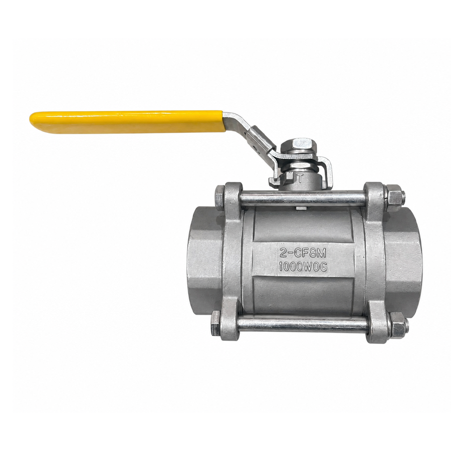 BOLA BALL VALVE 3PCS SS316/RPTFE 1.000PSI SW