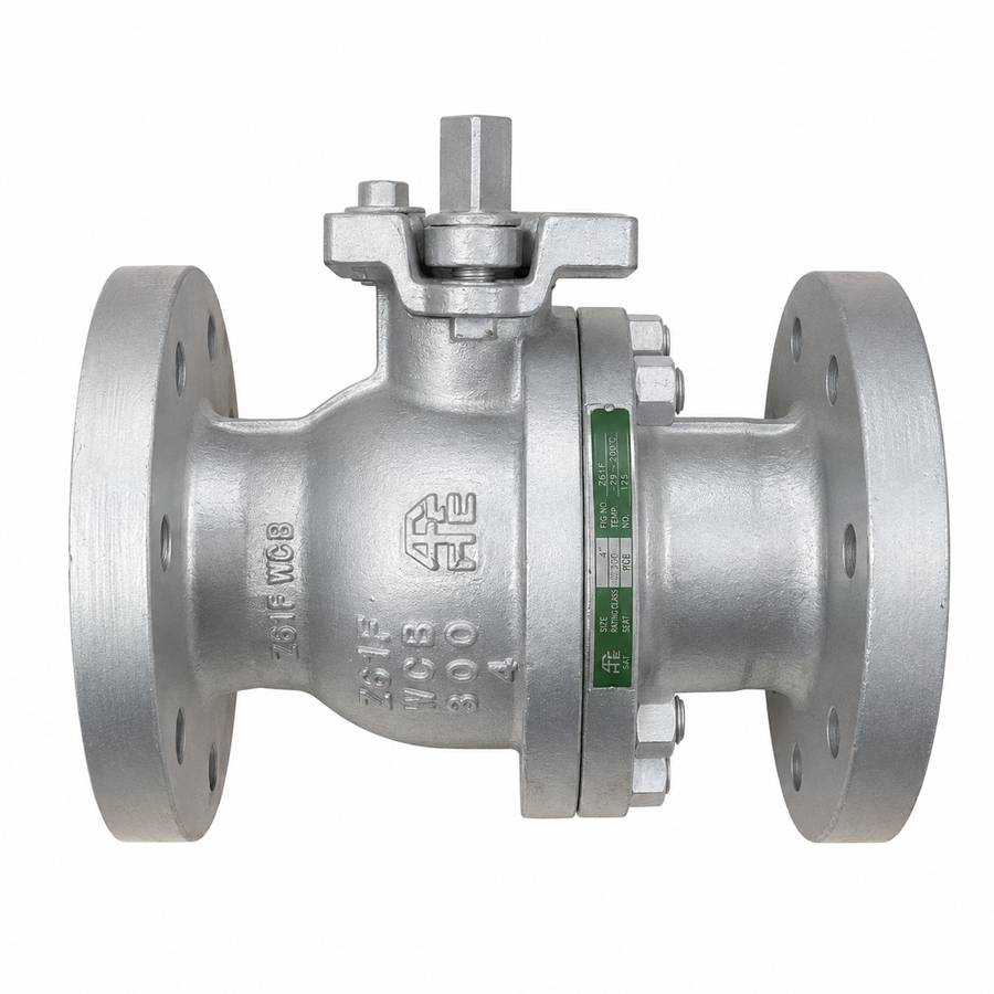 BOLA 2 PC WCB/SS316/RTFE FL #300