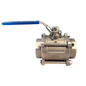 Válvula de bola Dierste 3PC Duplex/RPTFE, 1.000PSI, diseñada para aplicaciones industriales de alta resistencia y control de flujo