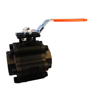 Válvula de bola Dierste 3PC WCB/RPTFE, 2.000PSI SW, diseñada para aplicaciones industriales de alta presión con control de flujo