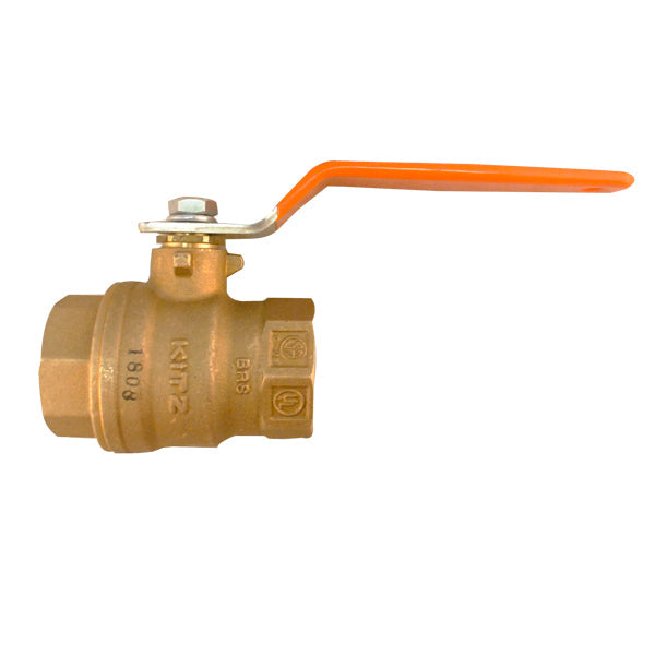 Válvula de bola KITZ de bronce, certificada UL/FM, 600PSI NPT, diseñada para aplicaciones industriales de alta presión