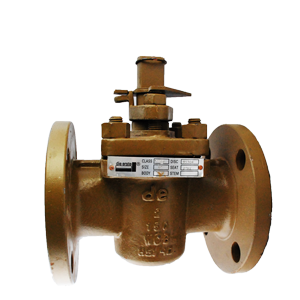 Cono Dierste lubricado, WCB con brida #150, ideal para aplicaciones industriales que requieren una conexión segura y resistente.