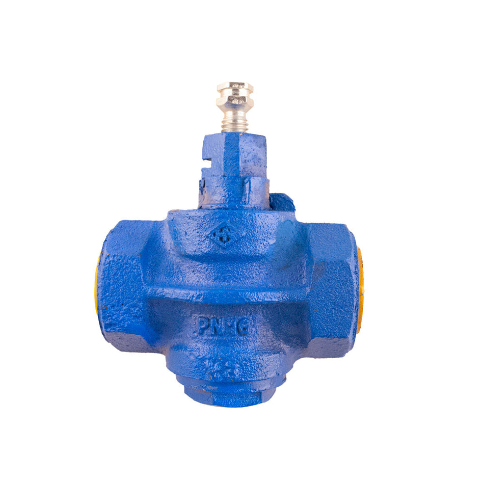Cono Milliken lubricada, con hilo NPT y brida #125, diseñado para aplicaciones industriales con conexión segura y resistencia óptima.