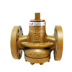 Cono sleeve Dierste WCB/PTFE con brida #300, diseñado para aplicaciones industriales con alta resistencia y control de flujo.