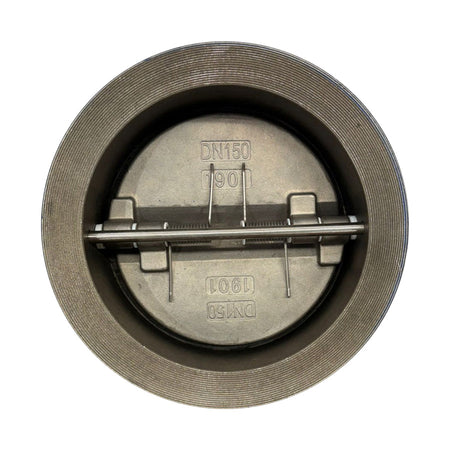 Valvula de Retencion Genebre, Duo check, Cuerpo DI, Disco SS316, Asiento EPDM, PN16, Medida 8"