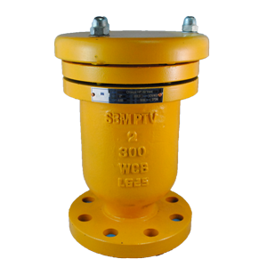 Válvula de doble efecto Omega WCB/316/NBR, con brida #300, diseñada para aplicaciones industriales con control de flujo y alta resistencia a la corrosión.