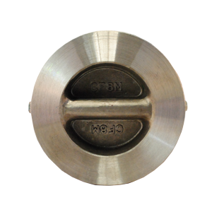 Válvula de retención tipo Duo Check Dierste WCB/SS316/Viton, clasificada para #300, diseñada para aplicaciones industriales que requieren alta resistencia química y control de flujo.