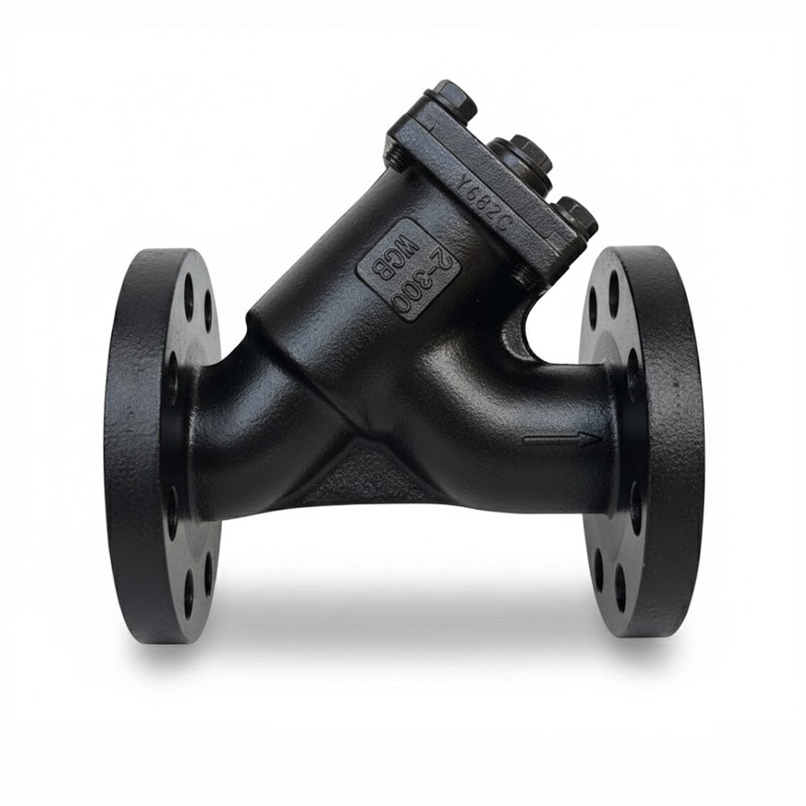 Filtro Y Dierste, Cuerpo WCB, Malla SS304 Mesh 30, #300, Flanges 300RF Medida 4