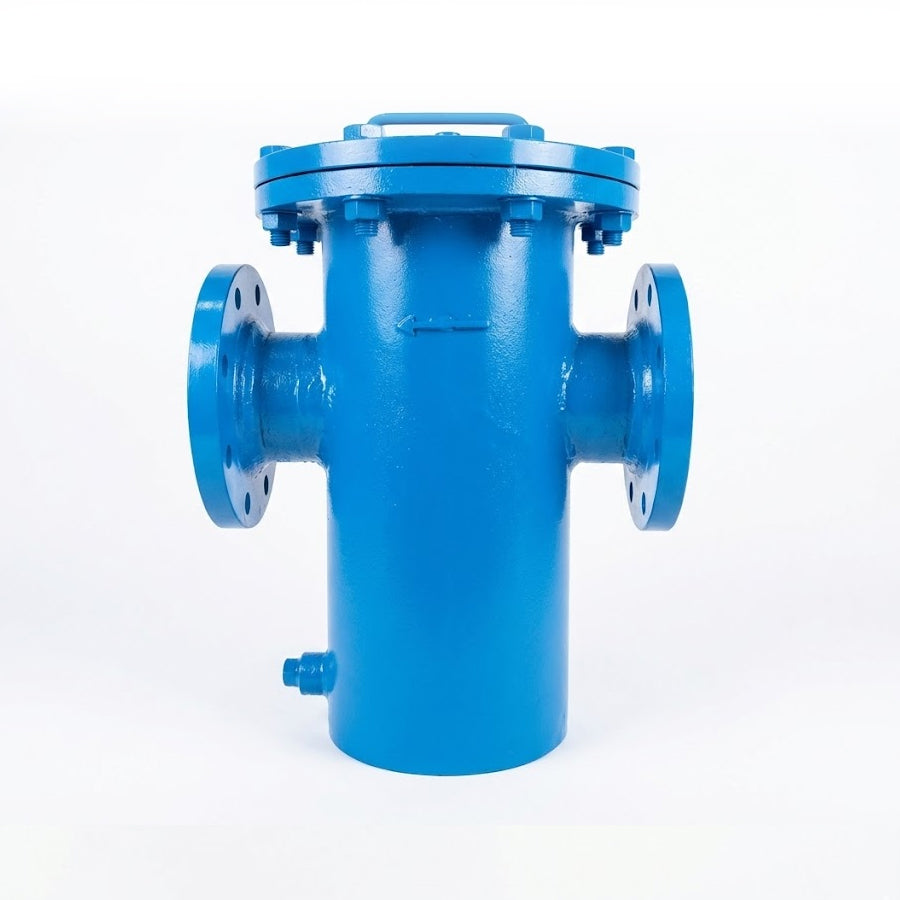 Filtro Canasto Dierste, Cuerpo WCB, Canasto SS316, Malla SS316 Mesh 60, #150, Flanges 150RF, Medida 4