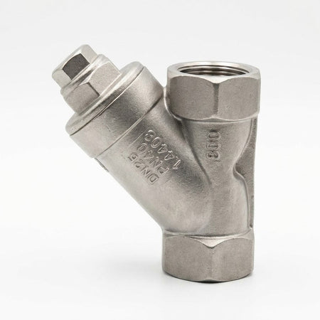 Filtro tipo Y Dierste, Cuerpo SS316, Trim(interior) SS316, Malla SS316, Mesh 12, 800 WOG, Hilo NPT, Medida 1 1/2"