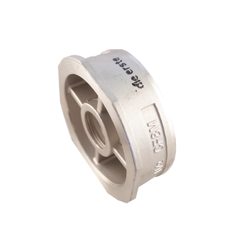 Válvula de retención Non Slam Check Dierste SS316/SS316 tipo WAFER, clasificada para #300, ideal para aplicaciones industriales con control de flujo y resistencia a la corrosión.