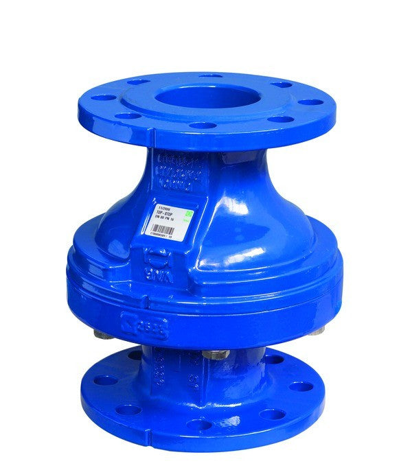 Válvula de retención de membrana Top Stop VAG PN16/10, ideal para aplicaciones industriales con control de flujo y alta resistencia.